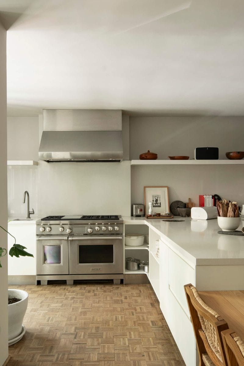 Cocina de chef profesional en Casa TEO Airbnb en Polanco, Ciudad de México