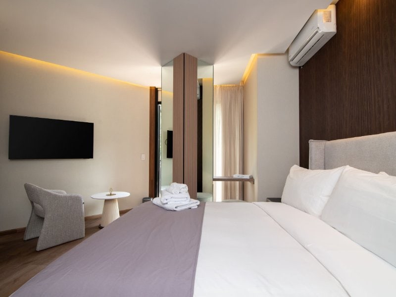 Dormitorio en Casa Nogal Garden Suite Airbnb en Polanco, Ciudad de México