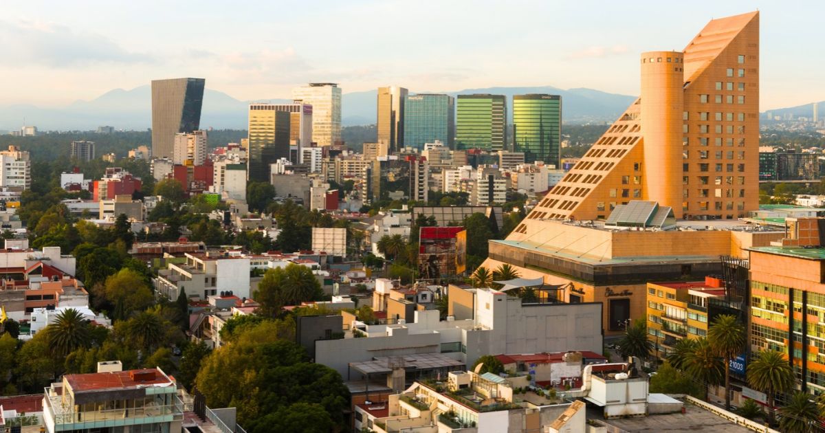 aerial view of polanco cdmx of the best polanco airbnbs article