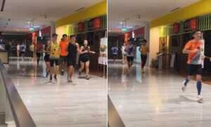 El aire se volvió tan irrespirable que los corredores de Singapur empezaron a correr en los centros comerciales.